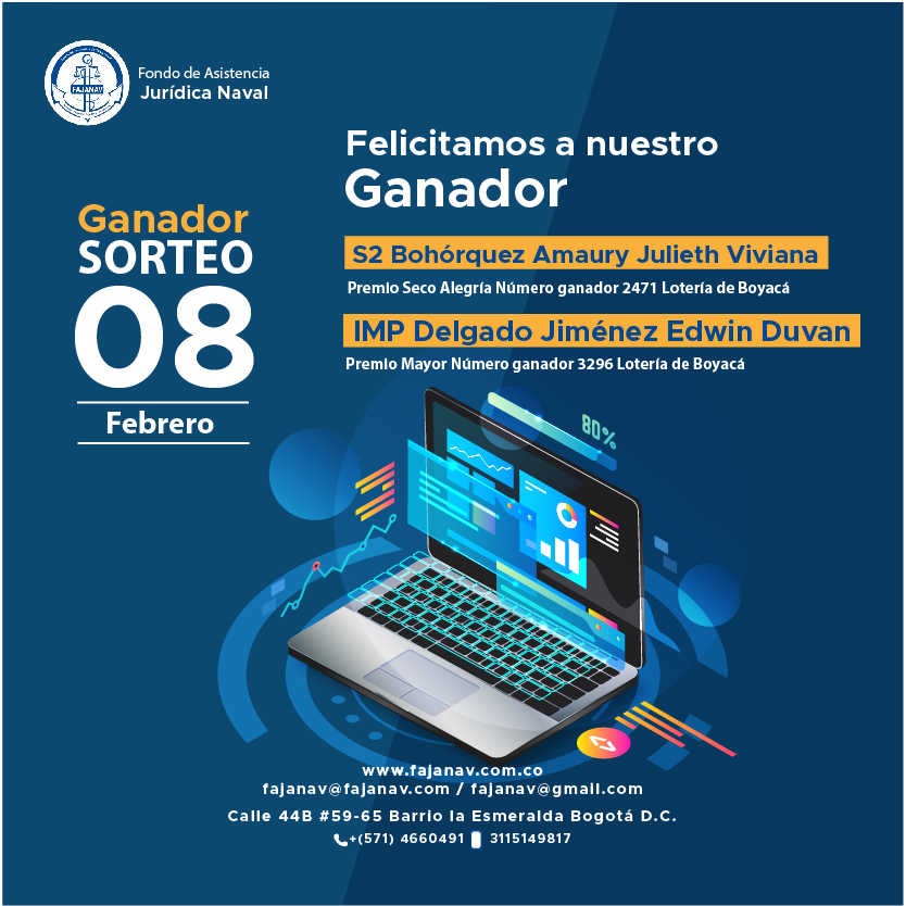 Ganador - Sorteo 8 de Febrero Ganador - Sorteo 8 de Febrero