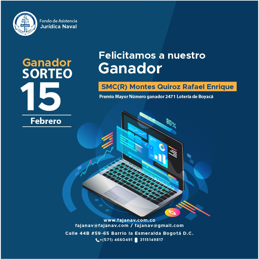 Ganador - Sorteo 15 de Febrero Ganador - Sorteo 15 de Febrero